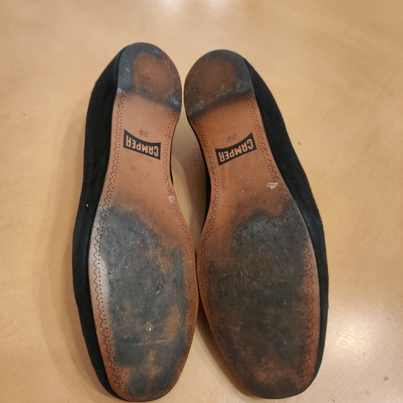 Camper Leather Suede Shoes Size 39 Black - Picture 9 of 10